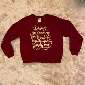 Harry Potter Maroon Sweatshirt M